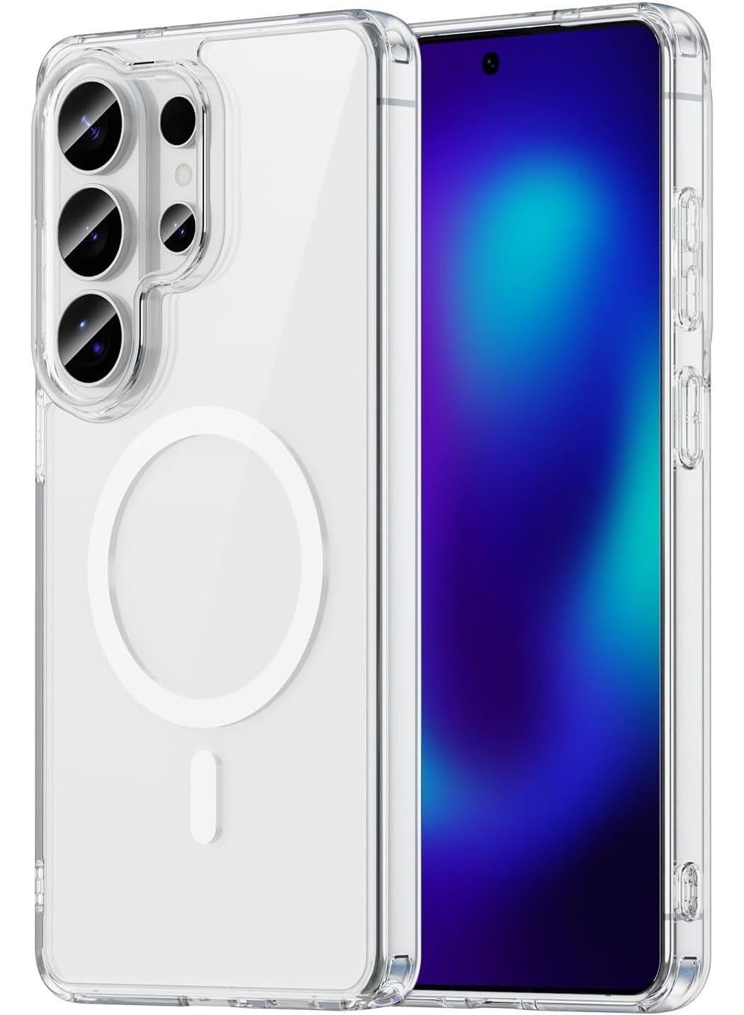 Samsung Galaxy S26 Ultra Case, For Samsung Galaxy S26 Ultra 5G Phone Case 2026 | Non-Yellowing Transparent Clear | Wireless Charging | Shockproof Protection (Clear)